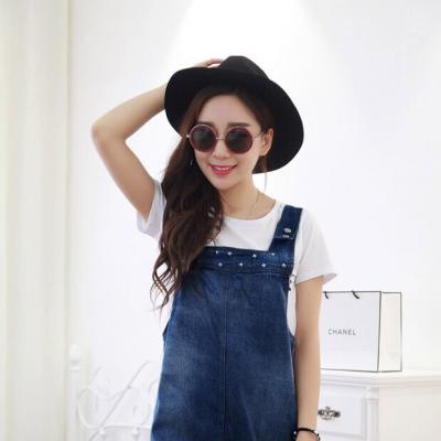 ĐẦM JEAN YẾM FORM A ĐÍNH CƯỜM ĐÁ (không kèm áo) - NY817